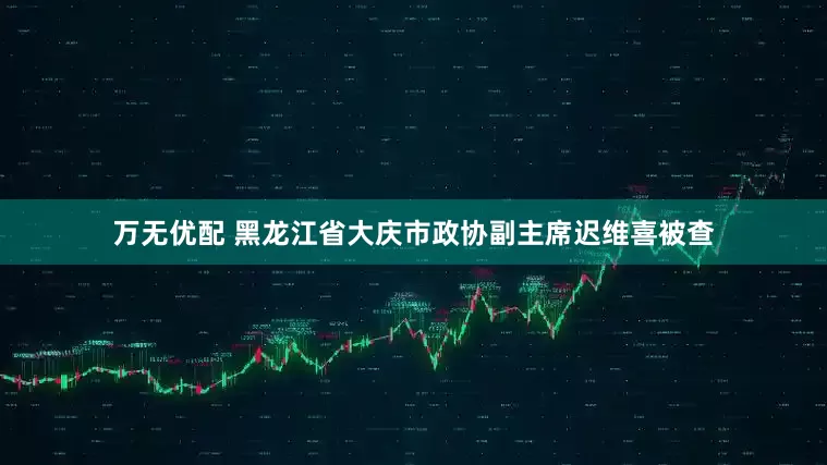 万无优配 黑龙江省大庆市政协副主席迟维喜被查