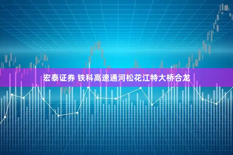 宏泰证券 铁科高速通河松花江特大桥合龙